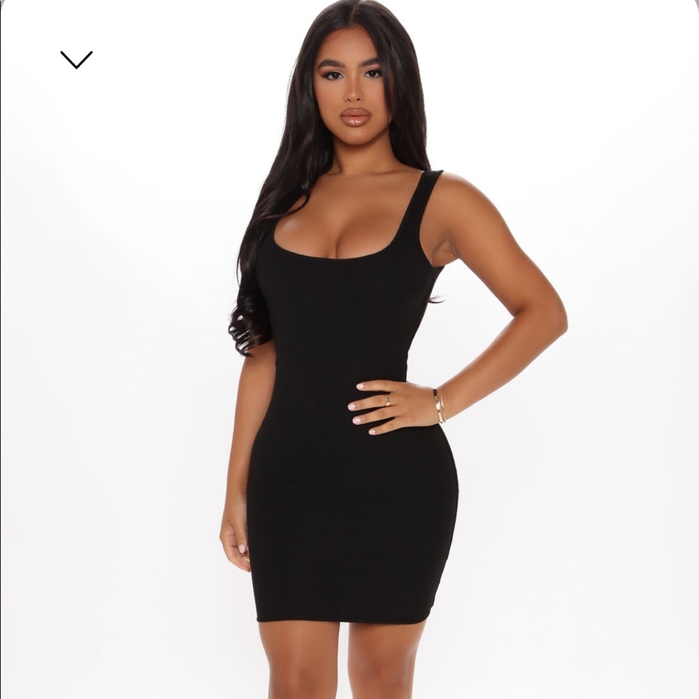 Fashion Nova Mini Black Dress
